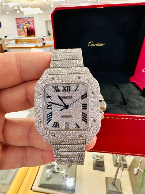 bust down cartier watch replica|cartier watch men's bust down.